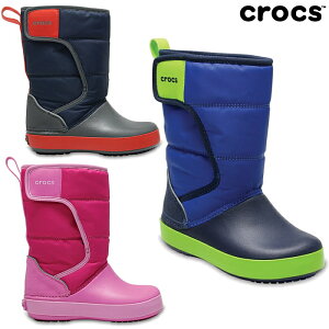 �N���b�N�X crocs �L�b�Y �u�[�c ���b�W�|�C���g �X�m�[ �u�[�c �L�b�Y �q���p LodgePoint Snow Boot Kids 204660