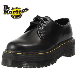 ドクターマーチン Dr.Martens 25567001 1461 QUAD 3 ホール シューズ メンズ レディース 黒 ブラック ローカット 厚底 革靴 靴