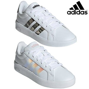 �A�f�B�_�X adidas �W���j�A ���f�B�[�X �X�j�[�J�[ �O�����h �R�[�g �x�[�X 3.0 J �� �z���C�g �W���M���O �����j���O�V���[�Y GRANDCOURT BASE 3.0 J �V���[�Y