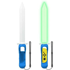 【開店記念・10%OFFクーポン!】Switch Joy-Con専用 ライトセーバー ゼルダの伝説 ストラップ付き スカイウォードソード Switch OLED アクセサリー 人感発光 コントローラー用 グリップ ゲーム 発光