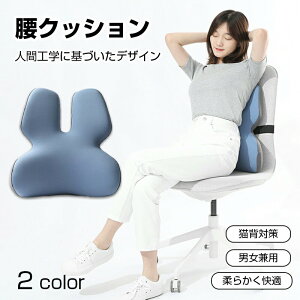 【10%OFFクーポン!】腰クッション 腰枕 低反発クッション 快適な腰まくら 腰ケア ランバーサポート 通気 腰痛対策 姿勢矯正 腰サポート バンド付き 調節可能 車用 椅子 オフィス 人間工学 ギ