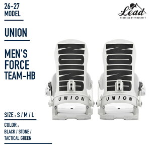 26-27NEW MODEL �j���[ ���f�� UNION FORCE TEAM-HB BINDING ���j�I�� �t�H�[�X �`�[���n�C�o�b�N SNOWBOARDS �X�m�[�{�[�h �o�C���f�B���O �����Y �O���g�� �p�[�N �p�E�_�[ �I�[�����E���h ���{���K�i