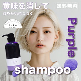 ルコ カラーシャンプー ムラサキ 紫 300ml 紫シャンプー ムラサキシャンプー ブリーチケア アッシュ シルバー ケア ルコシャンプー
