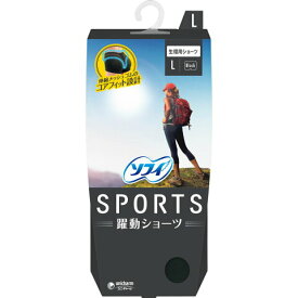 ＼6/1限定★エントリーで最大100%ポイントバック(抽選)＆P5倍／【★】ソフィ SPORTSショーツLブラック【ユニ・チャーム】