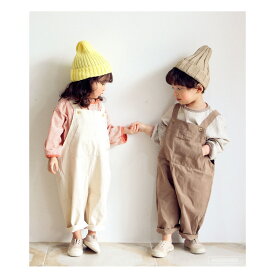 サロペット 子供服 女の子 男の子 オールインワン つなぎ服 股開き キッズ ガールズ 子供服 春 夏 秋 可愛い 洋服 キッズ オーバーオール かわいい おしゃれ パンツ カーキ レッド 長袖 ゆったり 90cm 100cm 110cm 120cm 130cm 140cm