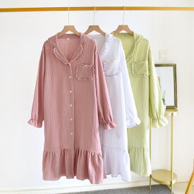 楽天市場 ルームウェア ワンピース 長袖 ナイトウェア ルームウェア レディース インナー 下着 ナイトウェアの通販