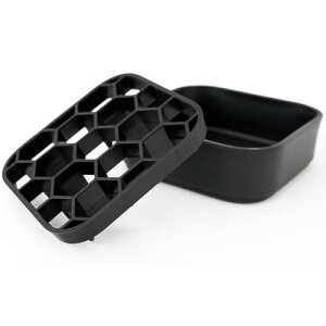 鉢皿 日本ポリ プレステラプレート 120型 2個組【2個まで宅急便コンパクト】 受け皿 受皿 角皿 黒 白 排水性 通気性