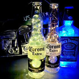 LEDイルミネーションボトルランプ(Corona)【コロナビール】【ライト】【インテリアライト】【ビンテージ】【アメリカン雑貨】【ハンドメイド】【カフェ】
