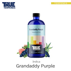 ≪今月の目玉テルペン≫ テルペン アメリカ TRUE TERPENES 『クラシックシリーズ -Grandaddy Purple-』1ml インディカ フレーバー 香料 リキッド カートリッジ 天然テルペン USA産 ベイプ VAPE 電子タバ