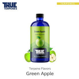 TRUE TERPENES 『Terpene Flavors -Green Apple-』1ml 5ml 10ml 30ml フレーバー テルペン 香料 原料 リキッド カートリッジ テルペンフレーバー 天然テルペン USA産 ベイプ VAPE 電子タバコ CBD CBN CBG CBC オーガニック
