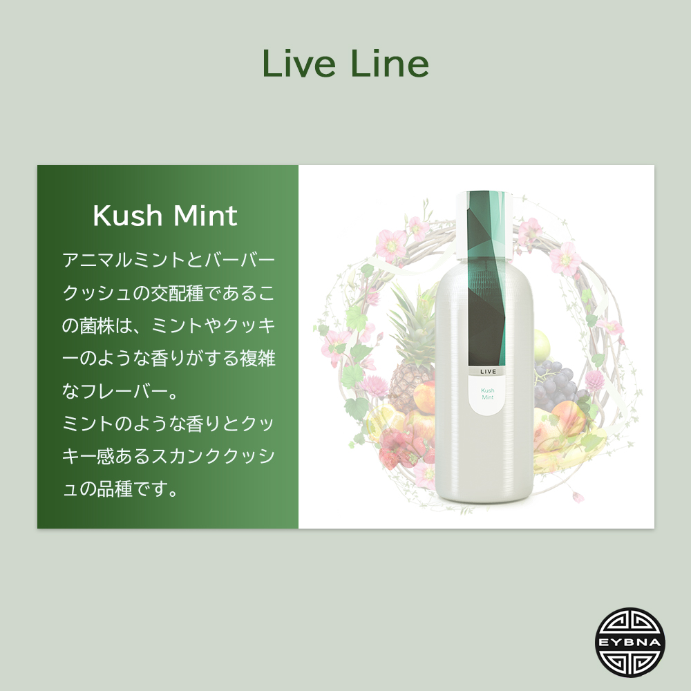 楽天市場】EYBNA 『Live Line -Kush Mint-』1ml 5ml 10ml 30ml