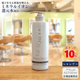 【あす楽】アルピジョン イオンヘアシャンプーH 490ml 大容量ボトル美容室専売品 シャンプー ノンシリコン レディース メンズ ヘアケアカラー ダメージヘアケア 低刺激 サロン専売品 美容室 ヘアソープ 髪 頭皮ケア ブリーチダメージケア ミネラル ALPSion 送料無料