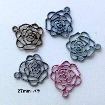 楽天市場】パーツ 薔薇 チャームの通販