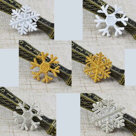 楽天市場 雪の結晶 アップリケの通販