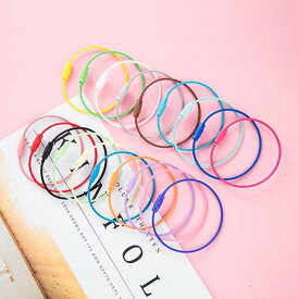 ワイヤーリング キーホルダー キーリング チャーム パーツ ハンドメイド アクセサリー