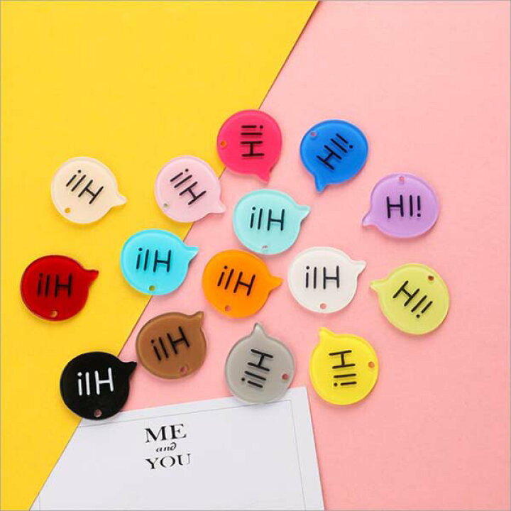 楽天市場】【定形外送料150円】HI! ポップチャーム チャーム カラフル 