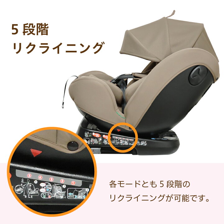 楽天市場】2024年新モデル 【R129適合 ISOFIX 回転式 チャイルドシート  