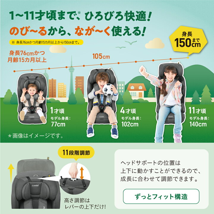 楽天市場】コンビ Combi 1歳から11歳 ジョイトリップアドバンスplus 