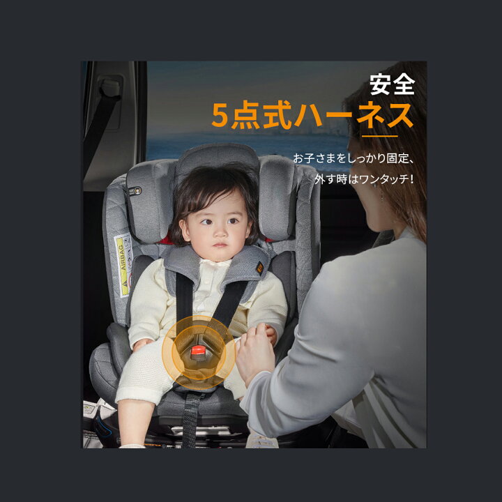 楽天市場】新生児~7歳頃まで 回転式 ISOFIX R129認可品 ウェルドン 