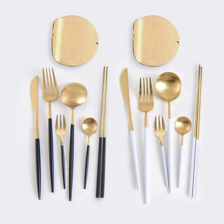 楽天市場 12点セット特売 食器 おしゃれ カトラリー カトラリーセット おしゃれ スプーン フォーク ナイフ 北欧 結婚祝い Cesa Beams オリジナサイズ5本 2 レスト2個 送料無料 食器 お箸 ギフト キャンプ ティースプーン デザートフォーク ケーキフォーク ゴールド Le 楽天市場 12点セット特売 食器 おしゃれ カトラリー カトラリーセット おしゃれ スプーン フォーク ナイフ 北欧 結婚祝い Cesa Beams オリジナサイズ5本 2 レスト2個 送料無料 食器 お箸 ギフト キャンプ ティースプーン デザートフォーク ケーキフォーク ゴールド Le