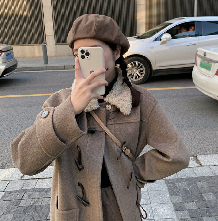 楽天市場 ダッフルコート レディース ロング 冬 アウター 裏地 キルティング ステンカラー ロングコート ロング丈 ボア 韓国 ファッション 秋冬 おしゃれ 大人可愛い ｌｅａｐ
