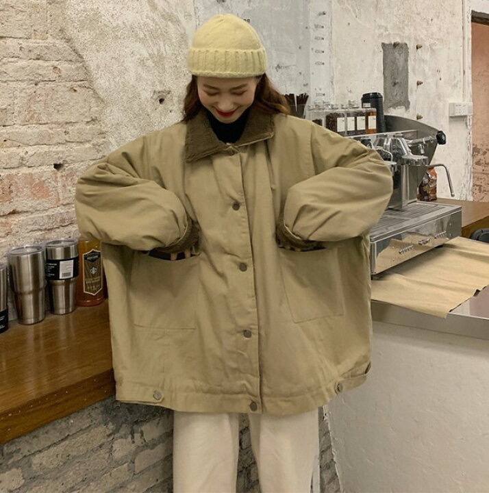 楽天市場 裏ボア ジャケット アウター レディース ボア ブルゾン ジャンパー オーバーサイズ ビッグシルエット ゆったり 黒 冬 秋冬 ステンカラー コート ショート丈 カジュアル シンプル 防寒 leap 楽天市場 裏ボア ジャケット アウター レディース ボア ブルゾン ジャンパー オーバーサイズ ビッグシルエット ゆったり 黒 冬 秋冬 ステンカラー コート ショート丈 カジュアル シンプル 防寒 leap