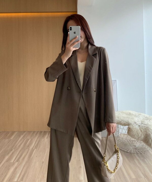 楽天市場 パンツスーツ セットアップ レディース おしゃれ スーツ パンツ カジュアル シンプル ゆったり 大きいサイズ 3l 4l 5l 6l 黒 無地 オフィス 通勤服 入学式 卒業式 入園式 卒園式 ママスーツ ｌｅａｐ