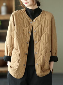 期間限定セール 黒 秋冬 レディース ノーカラージャケット ノーカラー ジャケット シンプル ショートコート ショート キルティングコート キルティング カジュアル インナージャケット アウター Vjgmw75 当店人気商品 Jlt Polinema Org