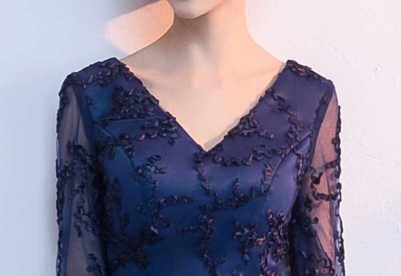 [一部即納] ドレス フィッシュテール 韓国 パーティードレス ワンピースドレス 袖あり 大きいサイズ 小さいサイズ aライン フレア お呼ばれドレス  結婚式 3L 4L セクシー エレガント vネック ウエストリボン ウエストマーク レース 20代 30代 | Ｌｅａｐ