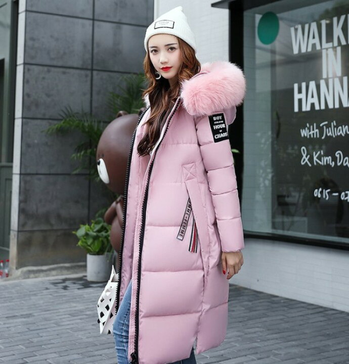 楽天市場】ファー付きダウンコート 中綿 ロングダウンコート  
