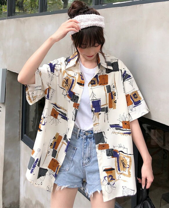楽天市場 一部即納 柄シャツ レディース トップス 半袖 襟付き シャツ ブラウス アロハシャツ 春 夏 大きいサイズ 3l 白 黒 羽織りもの 総 柄 幾何学模様 カジュアル ゆったり leap 楽天市場 一部即納 柄シャツ レディース トップス 半袖 襟付き シャツ ブラウス アロハシャツ 春 夏 大きいサイズ 3l 白 黒 羽織りもの 総 柄 幾何学模様 カジュアル ゆったり leap