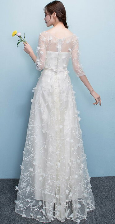 楽天市場】【一部即納】ウエディングドレス 結婚式 お呼ばれ ドレス  