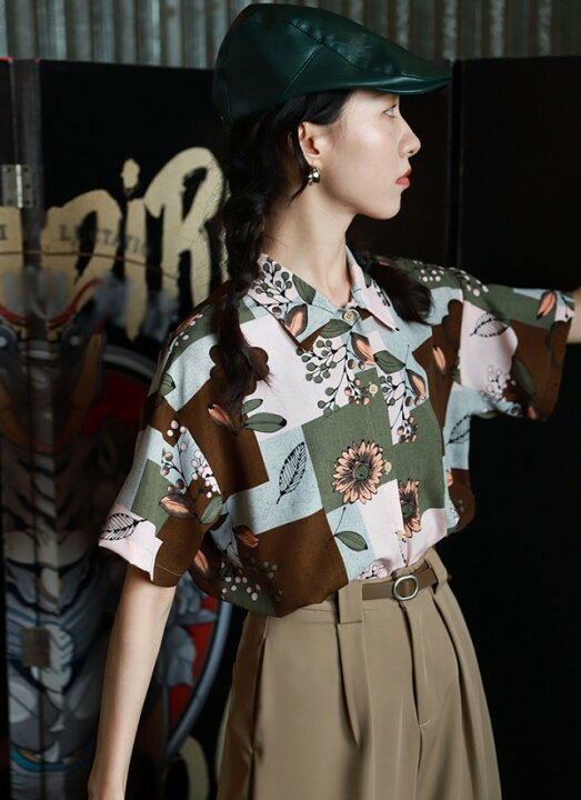 楽天市場 柄シャツ レディース トップス 春夏 アロハシャツ 花柄 襟付き シャツ ブラウス 半袖 総柄 羽織り 春 夏 個性的 カジュアル おしゃれ 大人可愛い レトロ ゆったり leap 楽天市場 柄シャツ レディース トップス 春夏 アロハシャツ 花柄 襟付き シャツ ブラウス 半袖 総柄 羽織り 春 夏 個性的 カジュアル おしゃれ 大人可愛い レトロ ゆったり leap