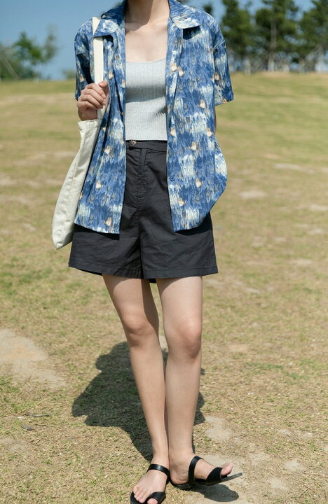 楽天市場 アロハシャツ レディース トップス 春夏 柄シャツ シャツ ブラウス 半袖 総柄 羽織り カジュアル おしゃれ 大人可愛い ゆったり 春 夏 ｌｅａｐ