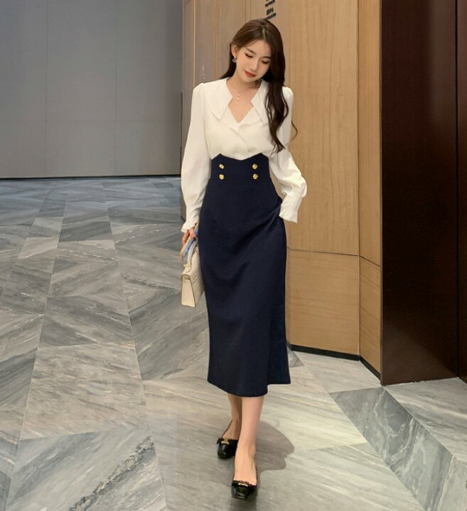 楽天市場】タイトスカート ロング ミモレ丈 レディース ボトムス  