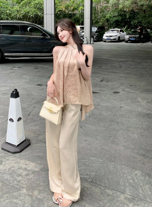 楽天市場 かっこいい パンツドレス セットアップ レディース きれいめ ノースリーブ パーティードレス 結婚式 お呼ばれ ドレス ロングパンツ 韓国 ファッション おしゃれ 袖なし 通勤服 オフィス パンツスーツ 代 30代 40代 ｌｅａｐ