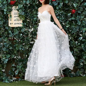 ウエディングドレス 大きいサイズ ウェディングドレス 白 二次会 花嫁 刺繍 レース キャミソール ミドルウエスト 小さいサイズ 結婚式 大人可愛い