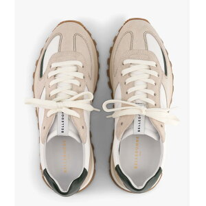 ベルドンヌ BELLEDONNE Paris B6 White/Green ( ホワイト / グリーン ) 【 メンズ レディース スニーカー 靴 シューズ レザー 本革 リサイクルコットン EVA ローカット 履きやすい クラシック 春 夏 秋 冬