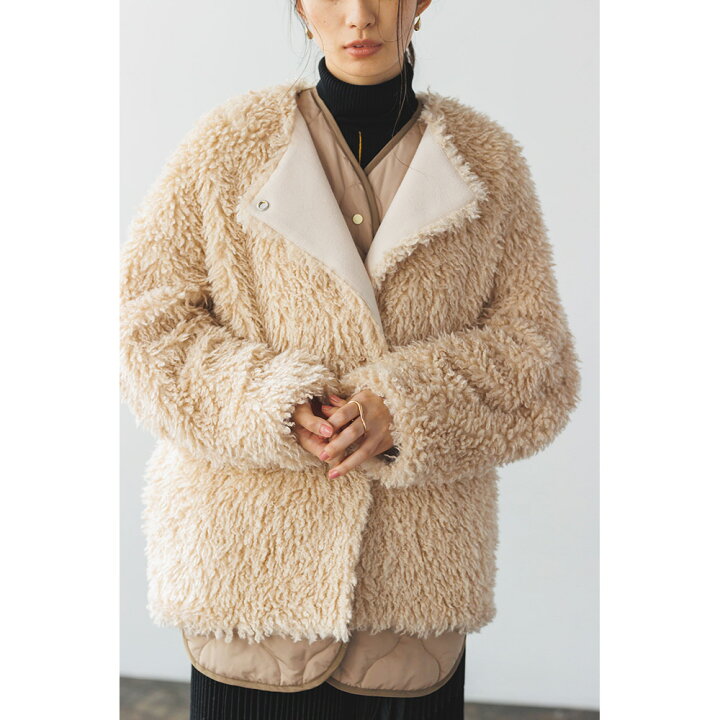 楽天市場】SALE 50%OFF Lallia Mu ラリアムーファー コート エコ 