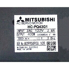 新品 ★送料無料★ 三菱電機 MITSUBISHI 三菱電機 HC-PQ43G1 1/5 サーボモーター【8ヶ月保証】