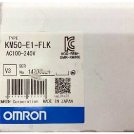 新品　オムロン 電力量計 KM50-E1-FLK　【保証期間6ヶ月】