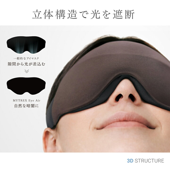楽天市場】3D スリープ アイマスク Eye Air 楽天1位! 遮光 遮光性抜群 
