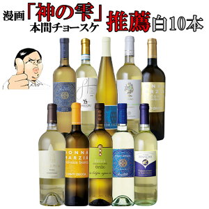 【毎日1名様にワインが当たる!?】本間チョースケ厳選【白ワイン10本セット】イタリア政府公認ソムリエと本間チョースケ推薦10本セット 【いままでの人気のワインをまとめました】白ワイン 辛口 金賞ワイン多数 EPA 家飲み