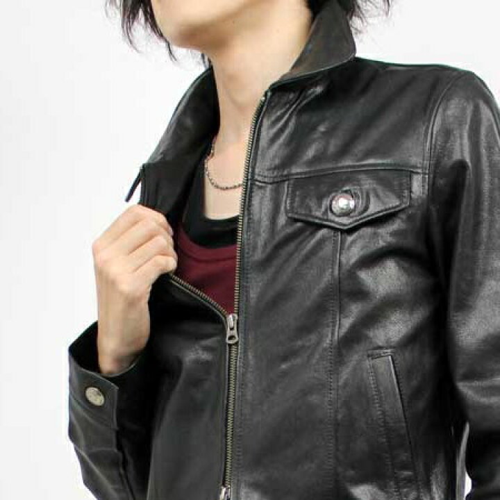 楽天市場】S~LL Gジャンタイプ 山羊革 ゴートスキン 本革 本皮  