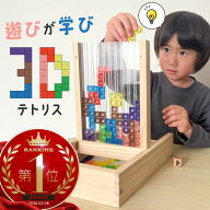 3Dテトリス 知育パズル 知育玩具 知育おもちゃ 知育ブロック 木箱 木製 積み木 知能玩具 立体パズル バラ…