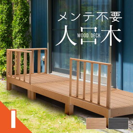 ウッドデッキ 置くだけ 人工木材 樹脂 腐らない 屋外 DIY 後付け フェンス チーク ブラック ウッドパネル リフォーム ウッドテラス えんがわ 縁台 ぬれ縁 アイウッド ガーデニング 洗濯物
