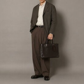 Antique Oil Leather 2Way Tote Bag アンティーク オイル レザー トートバッグ A4 3層 ショルダーストラップ メンズ ビジネス 仕事 通勤 フォーマル カジュアル 本革 革 レザー 40代 50代 60代 プレゼント ギフト
