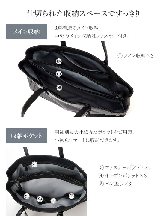 楽天市場】本革トートバッグ ビジネストートバッグ レザートート 本革 