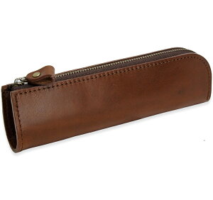 ペンケース 革 栃木レザー シンプル L字型 日本製 YKKファスナー 筆箱 メンズ レディース 学生 ギフト プレゼント 父の日