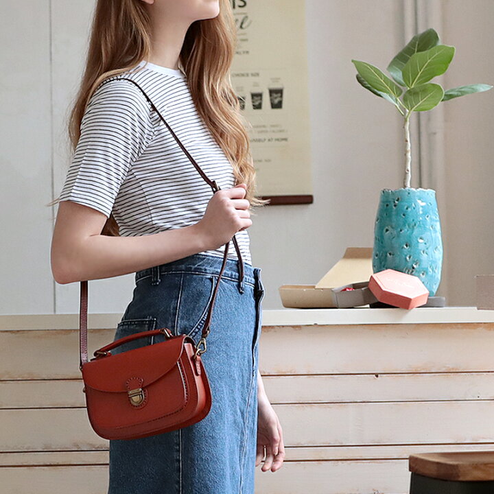 楽天市場】ショルダーバッグ ハンドバッグ 2way 小さめ 本革 